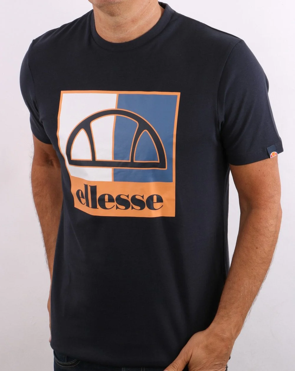 Ellesse Salus T Shirt Navy - Image 3