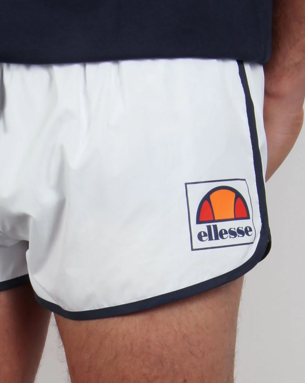 Ellesse Sampieri Sports Shorts White - Image 2