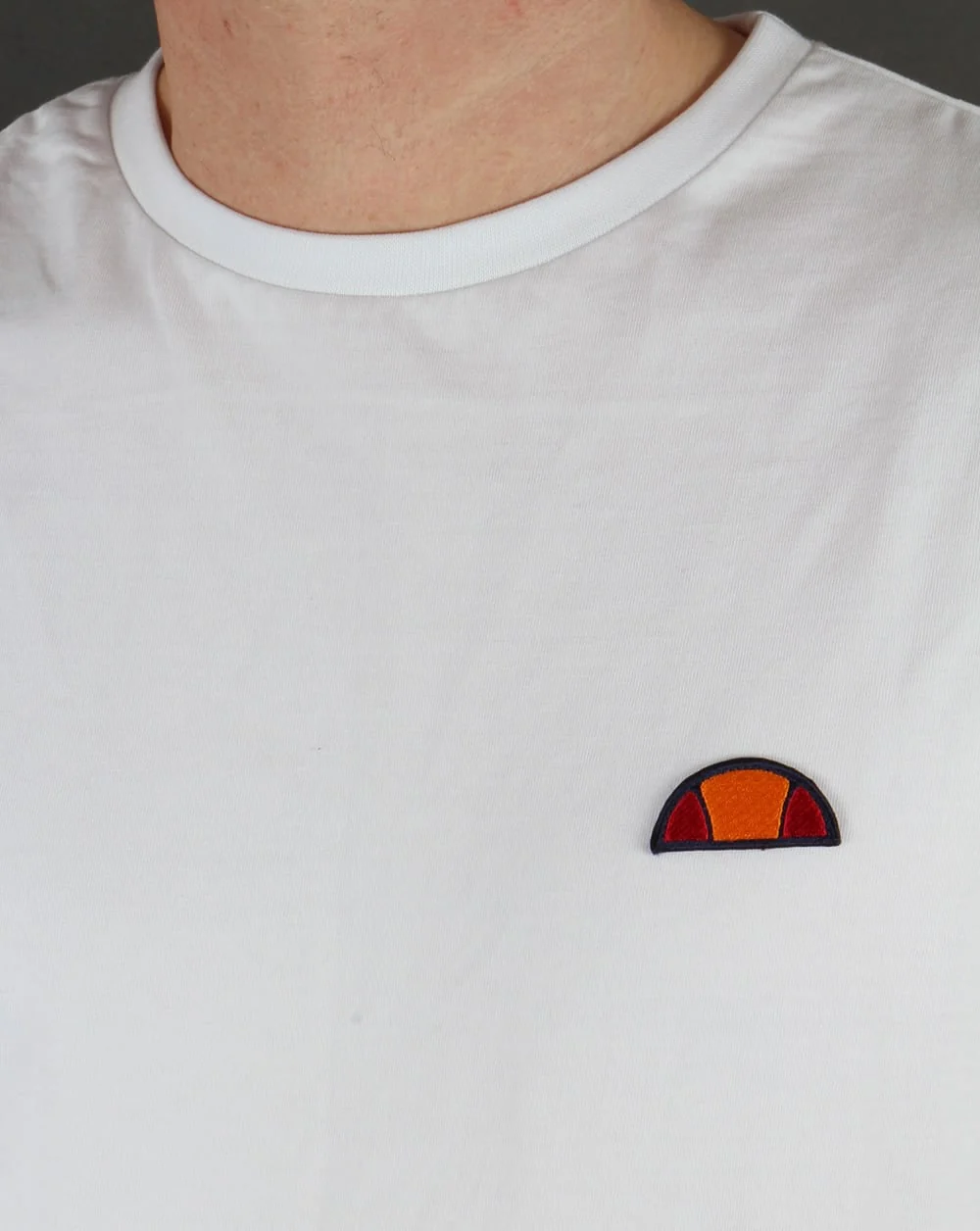 Ellesse San Gem T-shirt White/Navy - Image 2