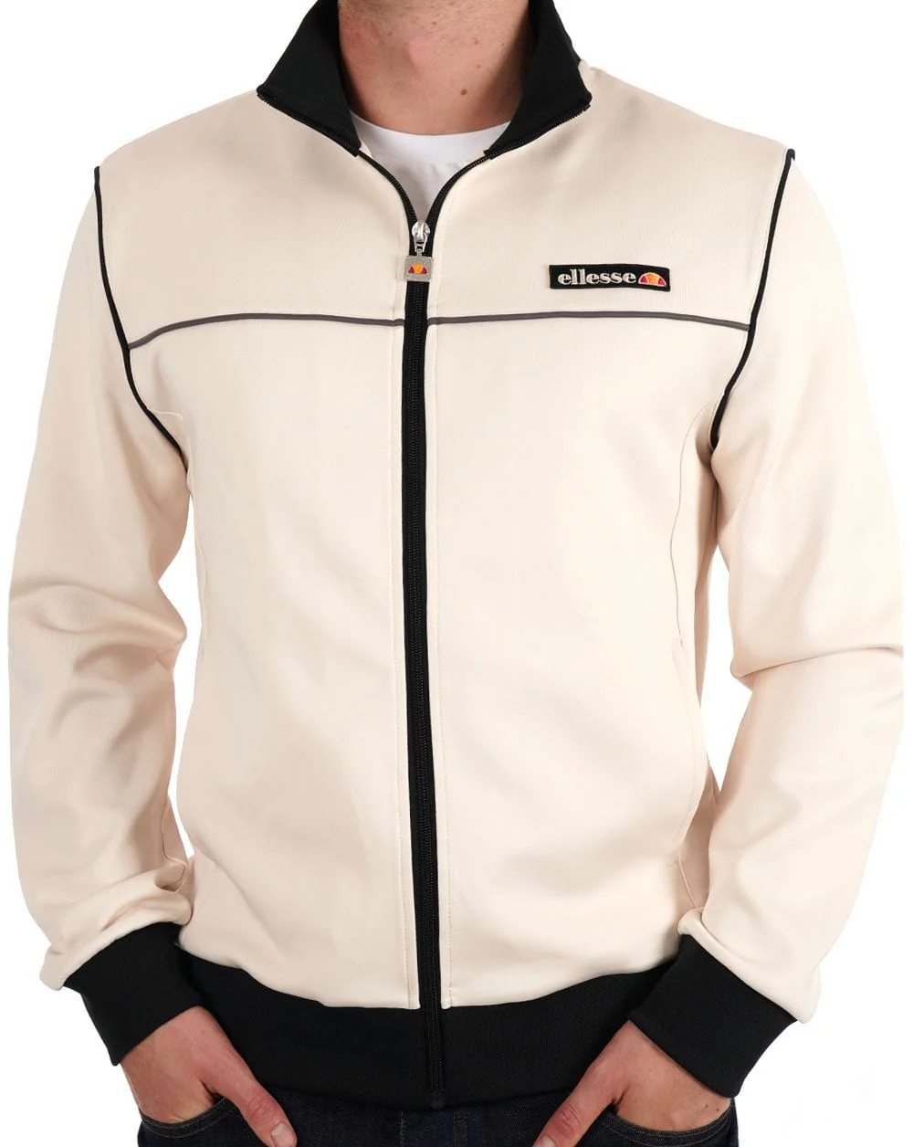 Ellesse San Marino Track Top Off White - Image 3