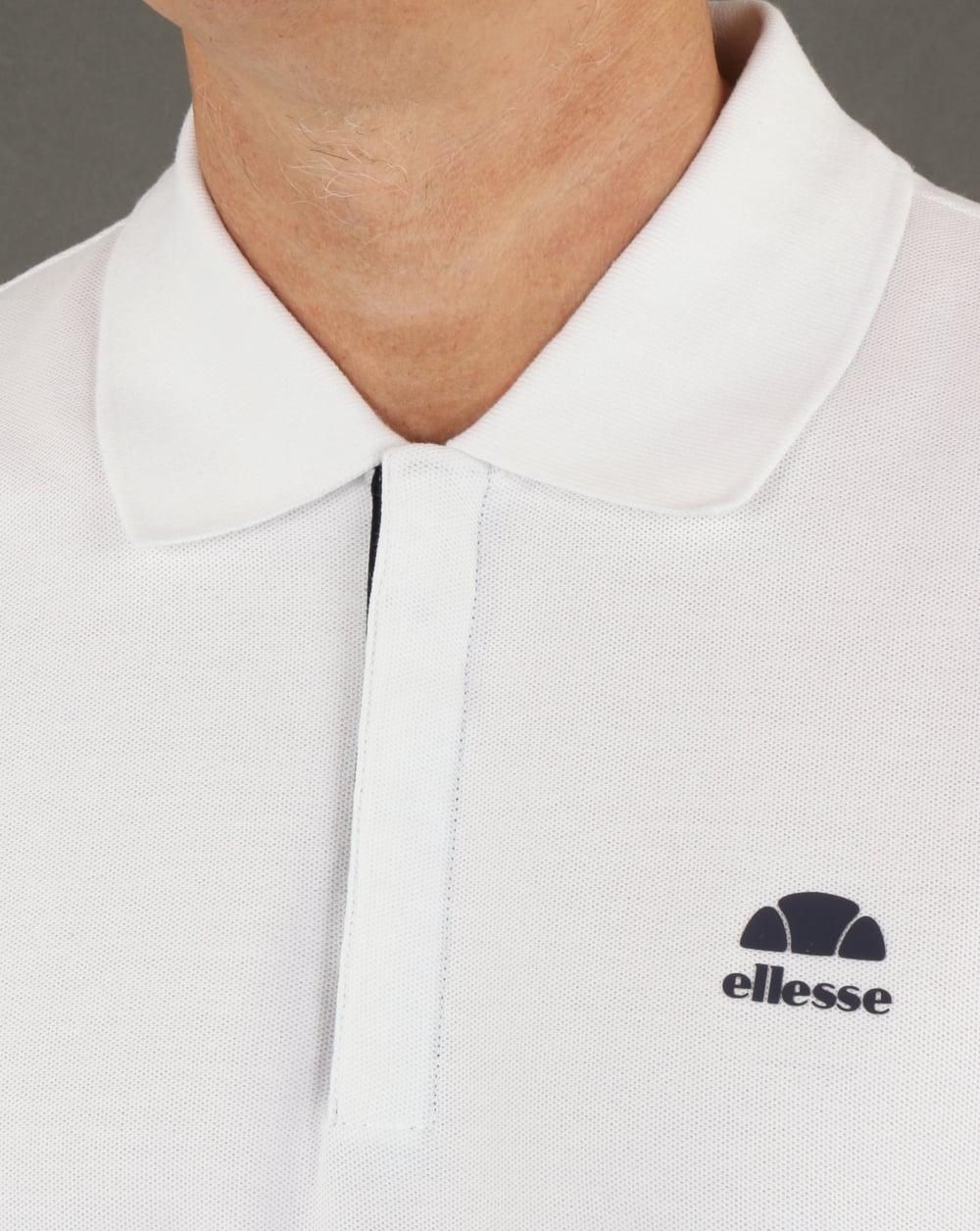 Ellesse San Vito Polo Shirt White - Image 2