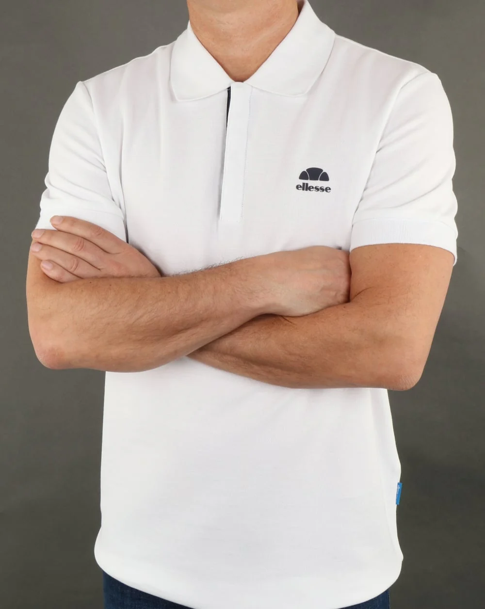 Ellesse San Vito Polo Shirt White - Image 3
