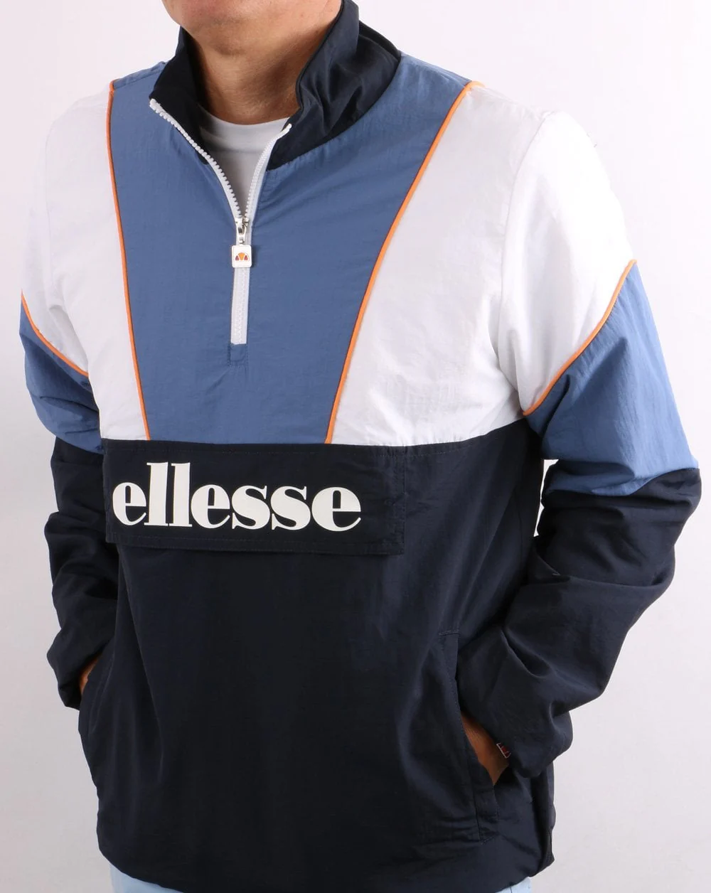 Ellesse Sapor Overhead Jacket Navy