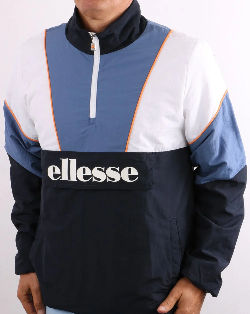 Ellesse Sapor Overhead Jacket Navy - Image 3