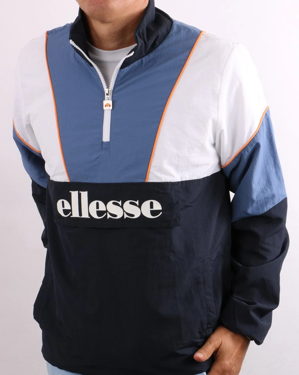 Ellesse Sapor Overhead Jacket Navy - Image 5