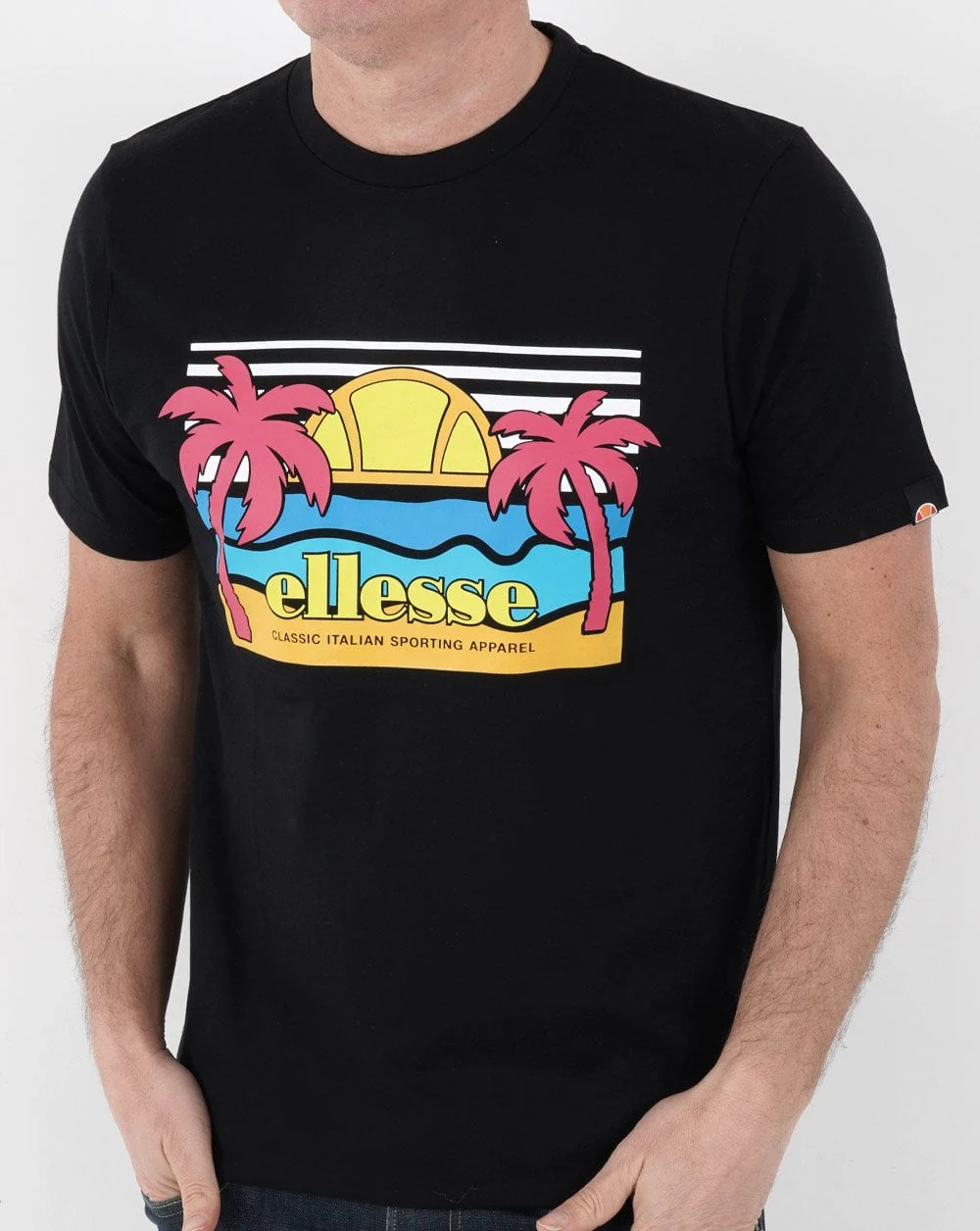Ellesse Sechsaro T Shirt Black