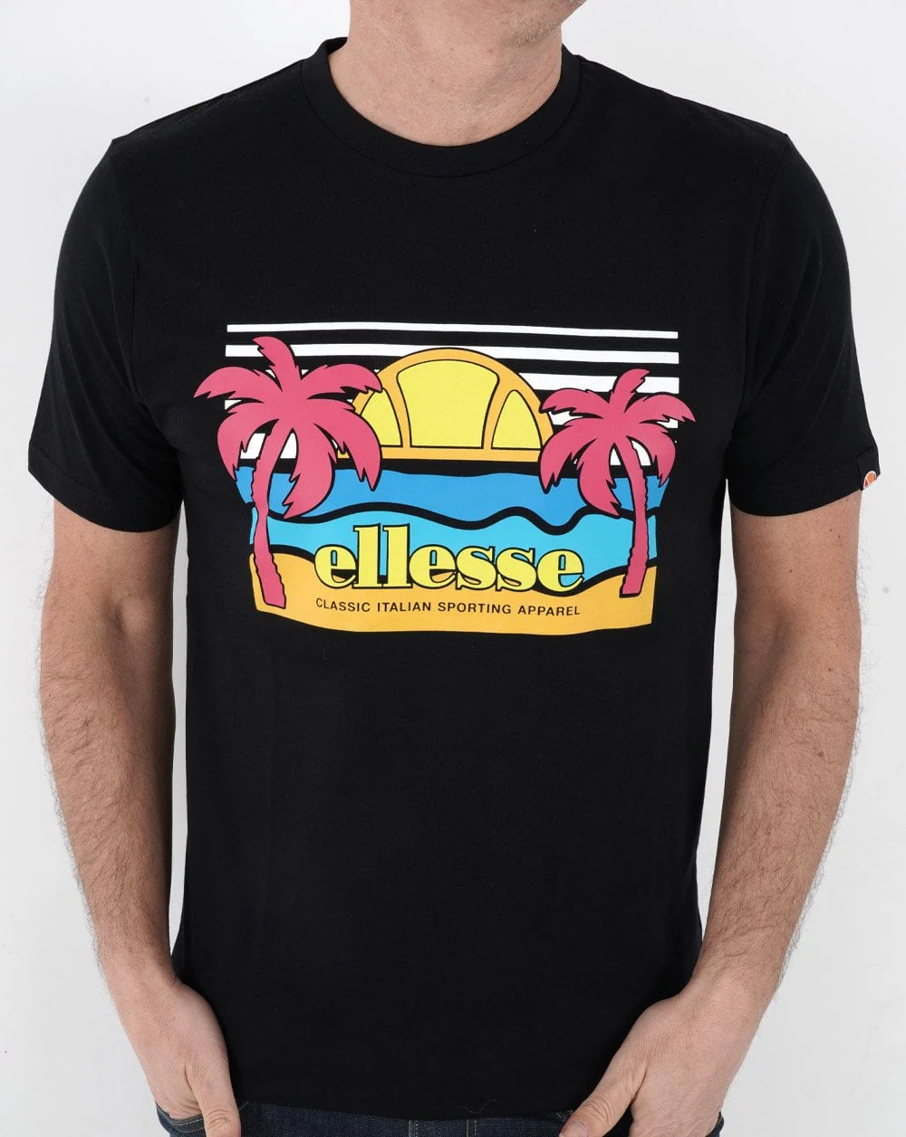 Ellesse Sechsaro T Shirt Black - Image 2