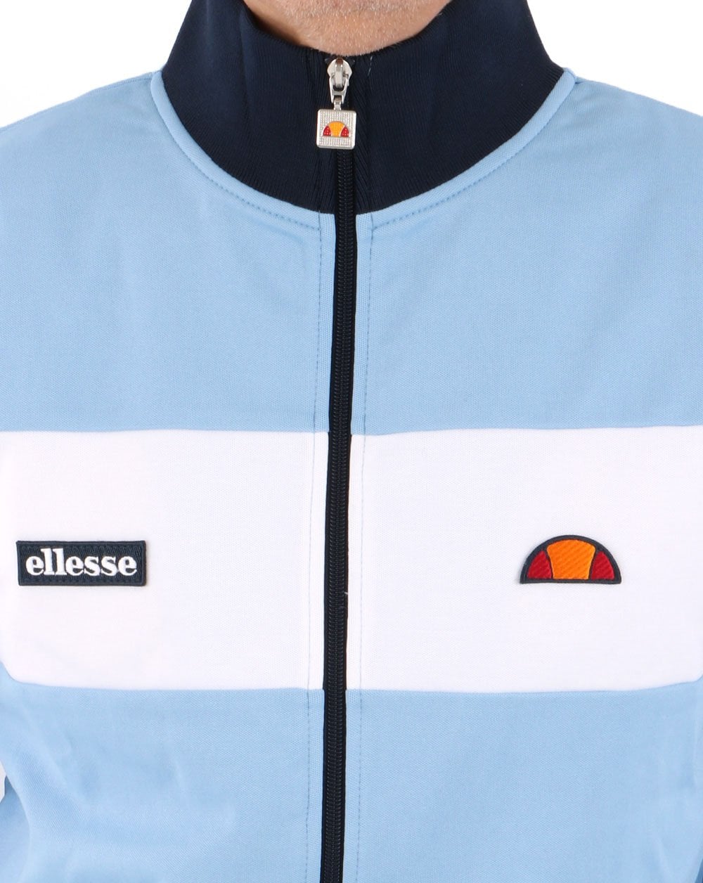 Ellesse Setra Track Top Sky Blue/White - Image 3