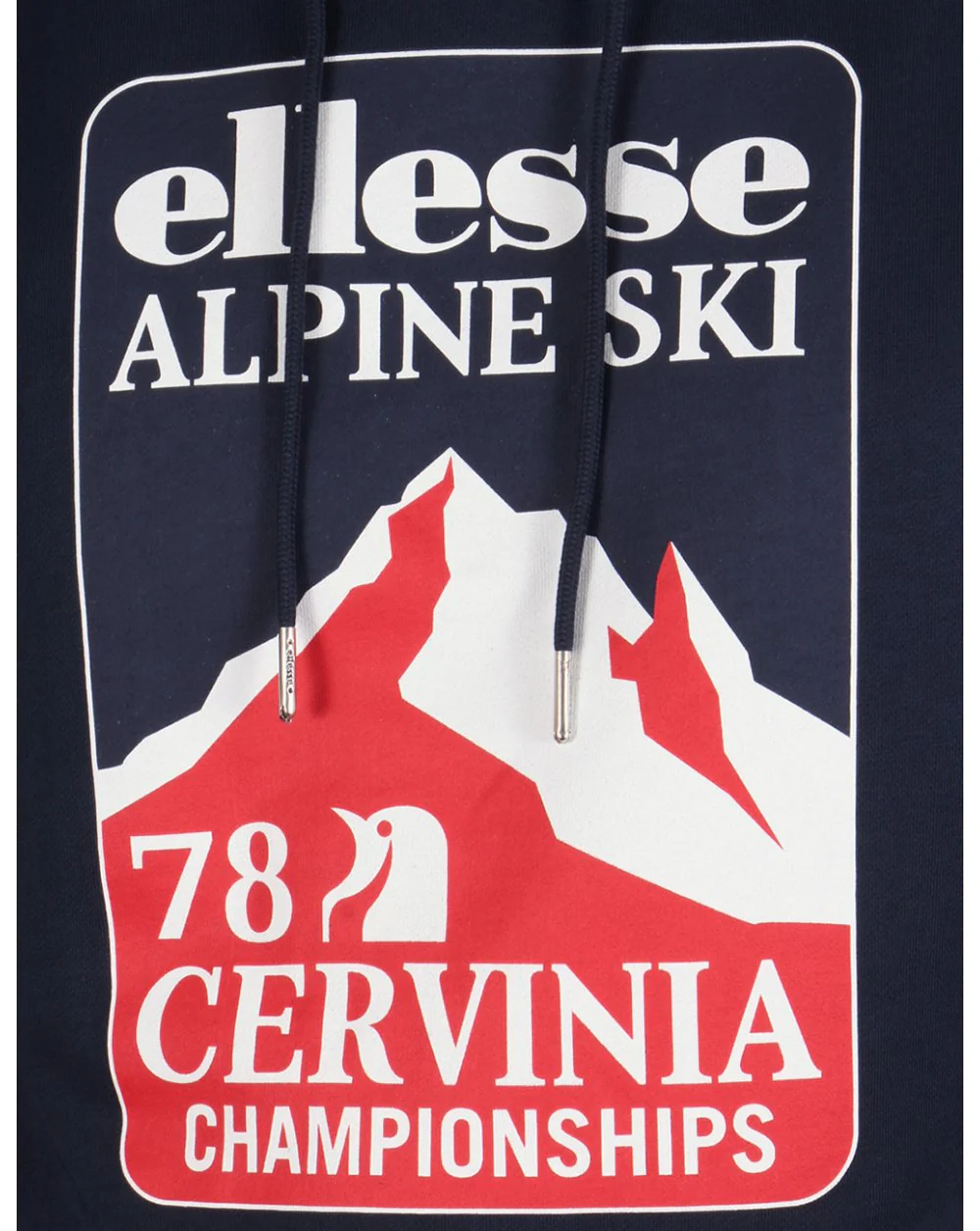 Ellesse Ski Sweat Hoody Navy Blue - Image 2