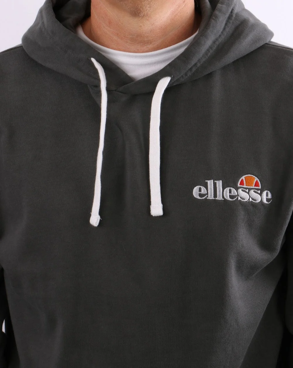 Ellesse Small Logo Hoody Graphite - Image 2