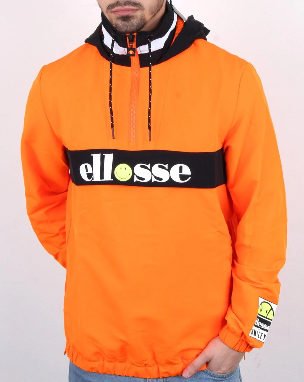 Ellesse Smiley Jacket Neon Orange - Image 2