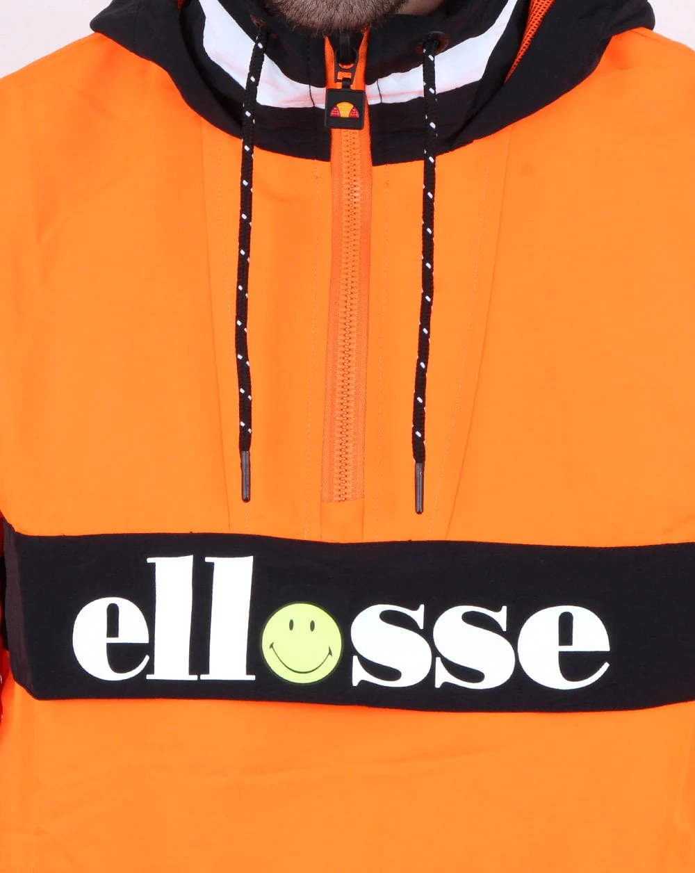 Ellesse Smiley Jacket Neon Orange - Image 5