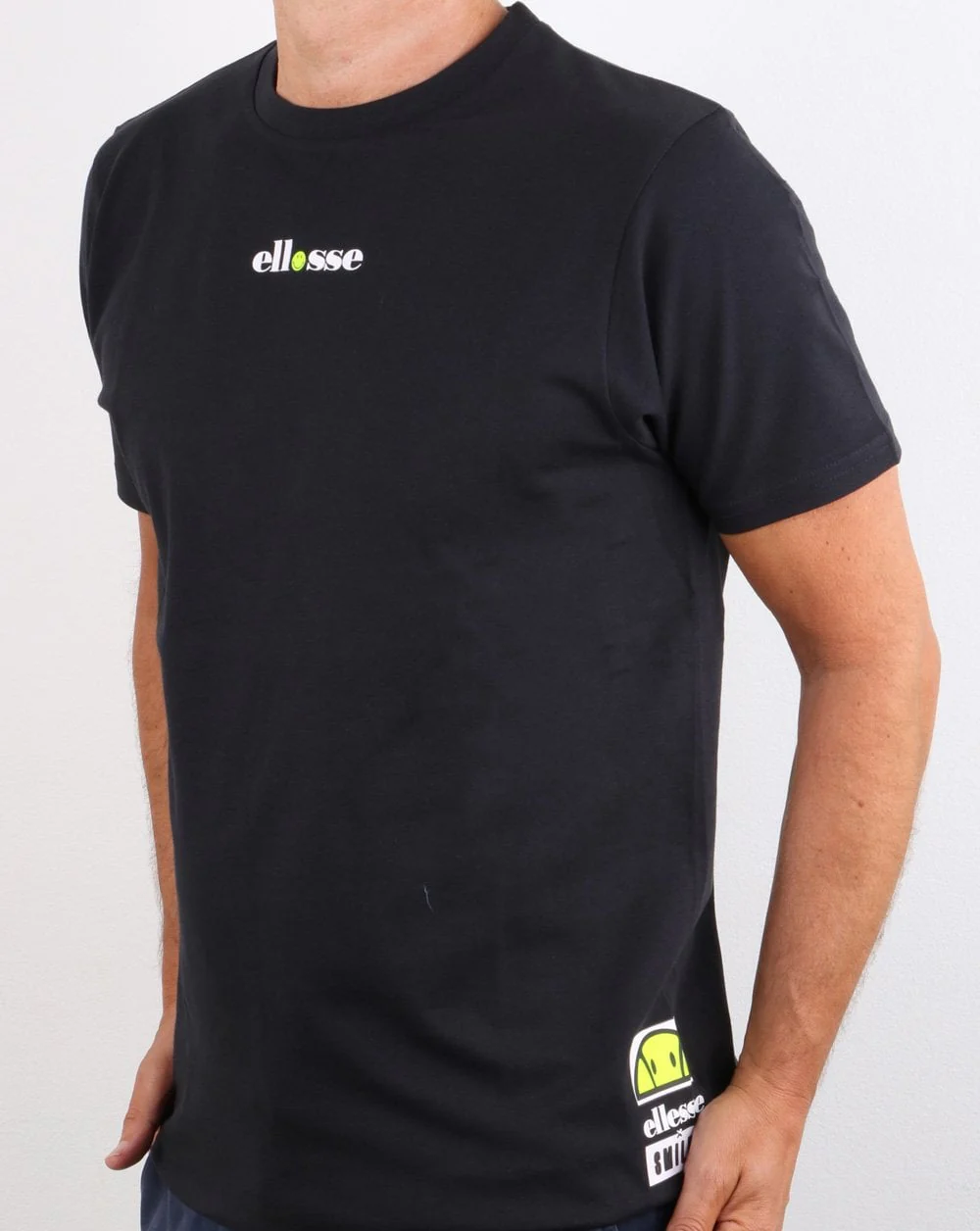 Ellesse Smiley T Shirt Black - Image 3