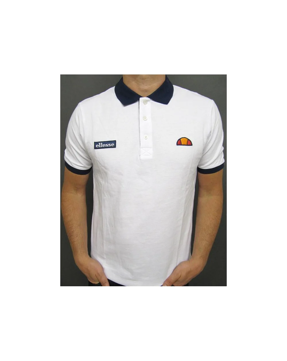 Ellesse Sorrento Polo Shirt White
