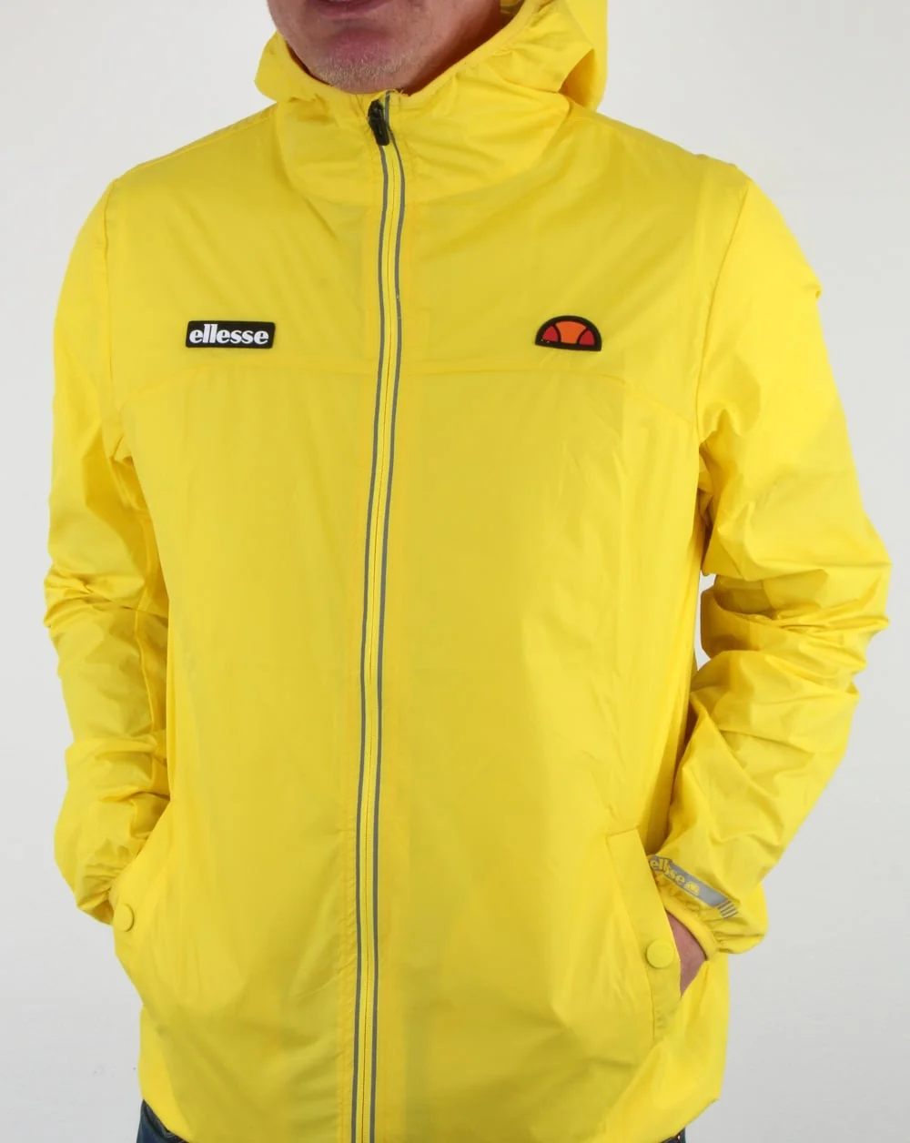 Ellesse Sortoni Jacket Vibrant Yellow - Image 4
