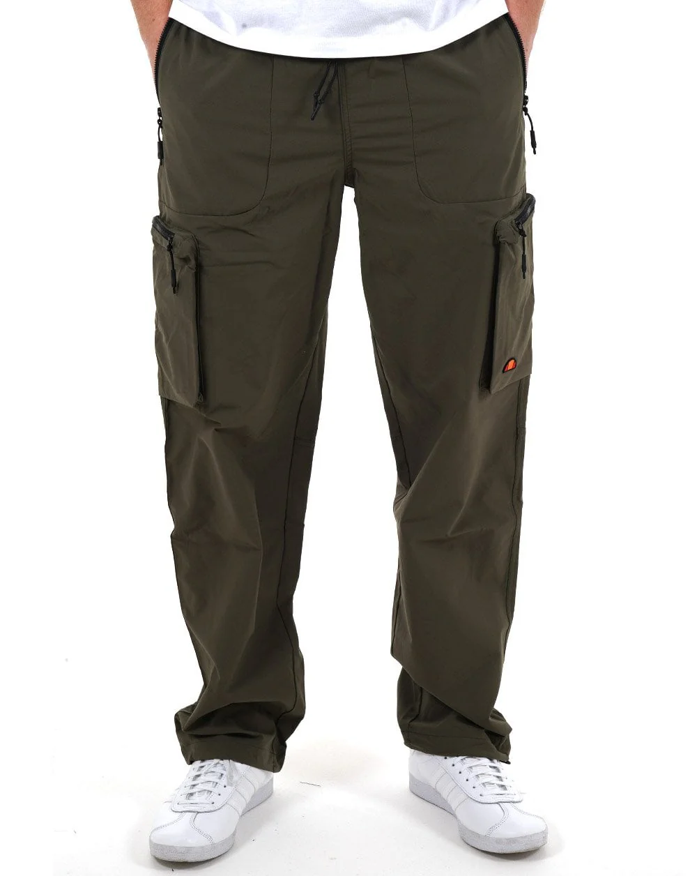 Ellesse Squad Cargo Pants Khaki Green - Image 2