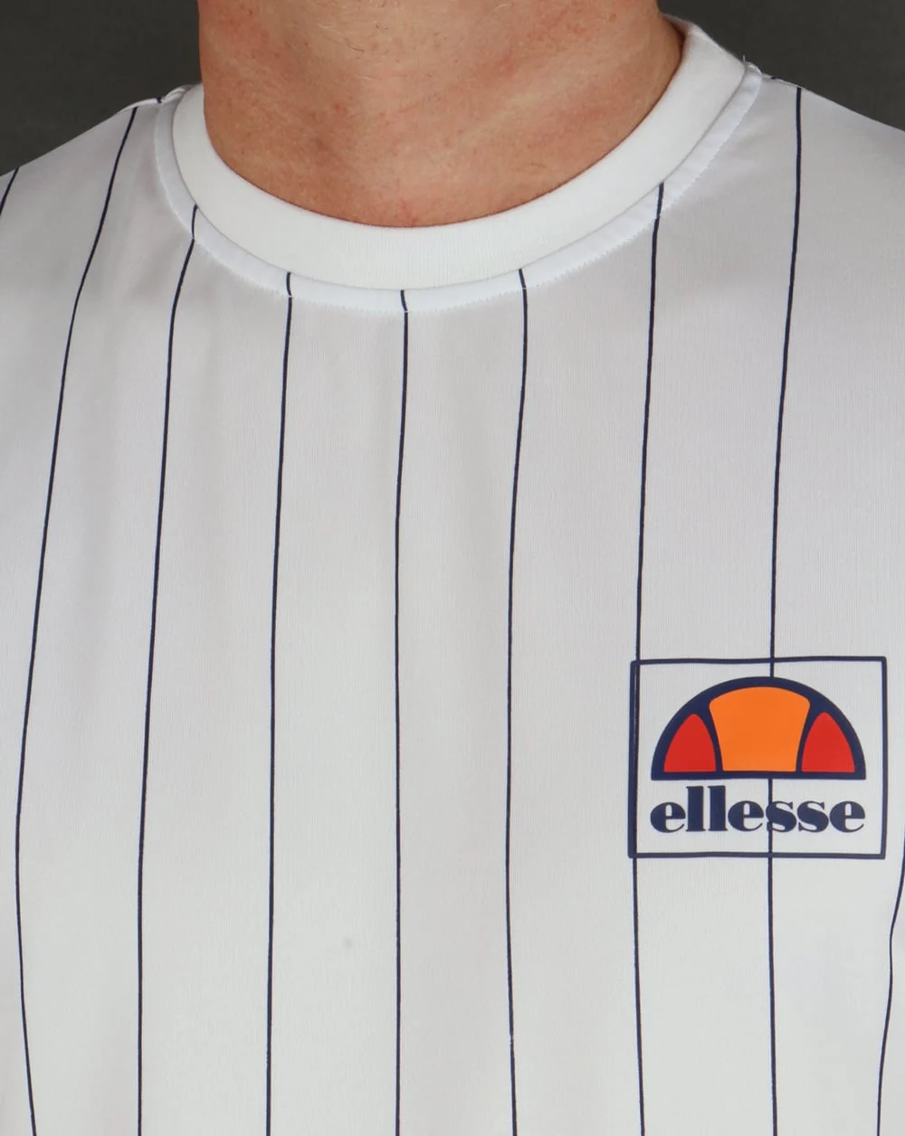 Ellesse Striped T-shirt White - Image 2