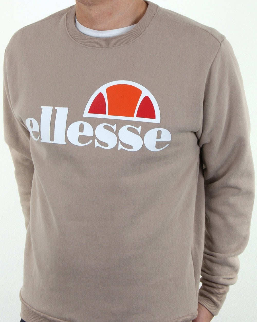 Ellesse Succiso Sweatshirt Stone - Image 3