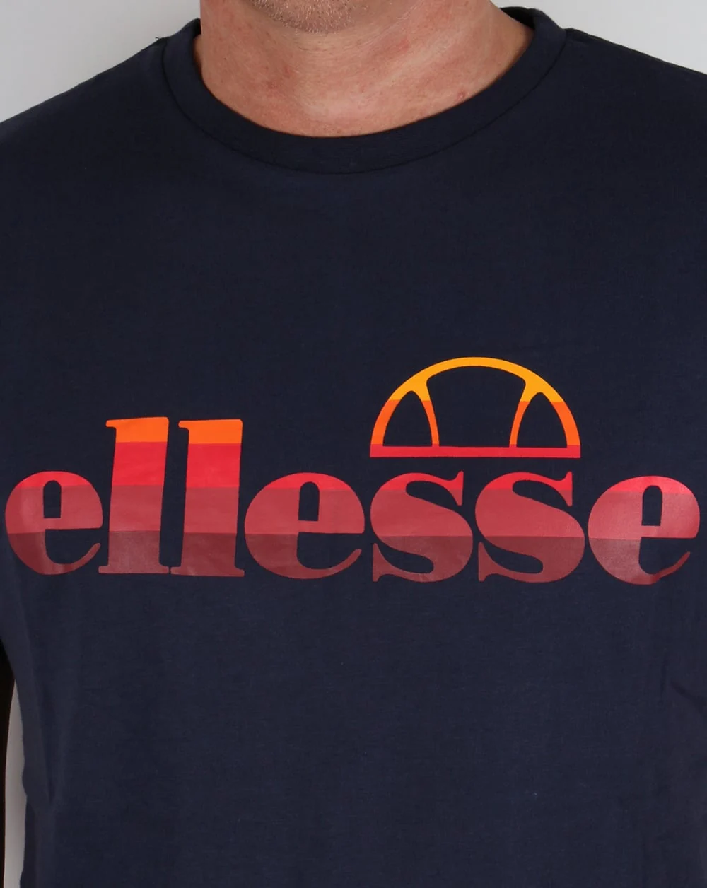 Ellesse Sunset Logo T-shirt Navy - Image 2