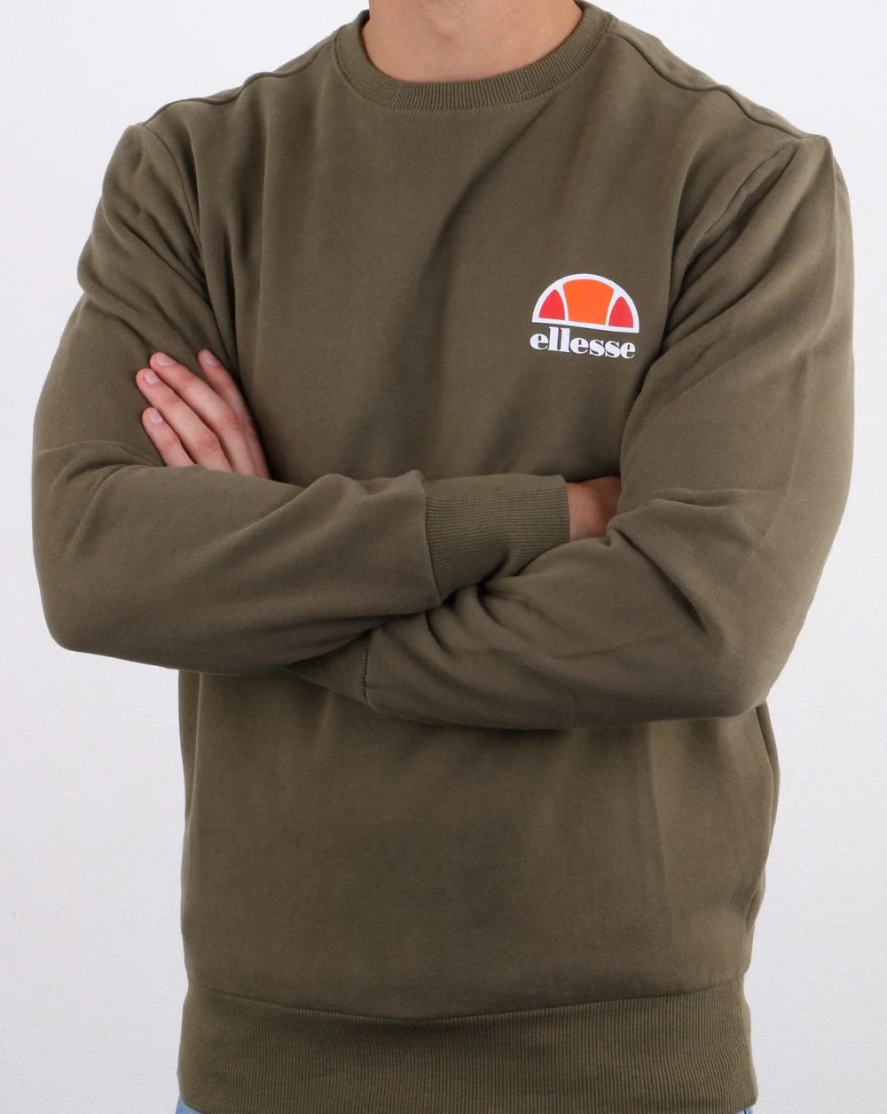 Ellesse Sweatshirt Khaki - Image 4
