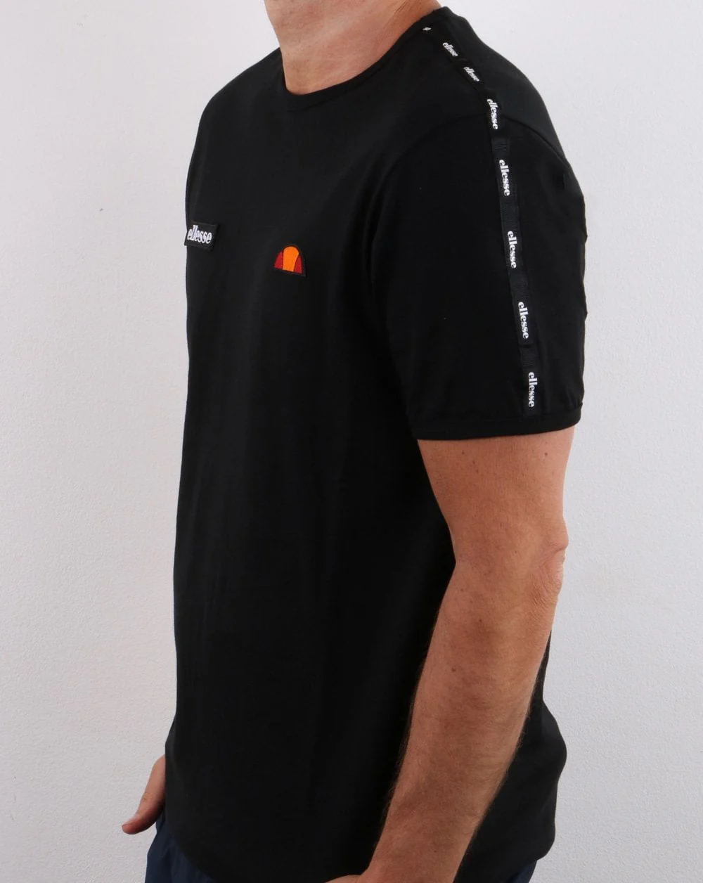 Ellesse Taping T Shirt Black - Image 2