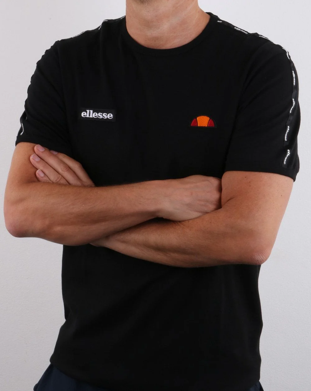 Ellesse Taping T Shirt Black - Image 3