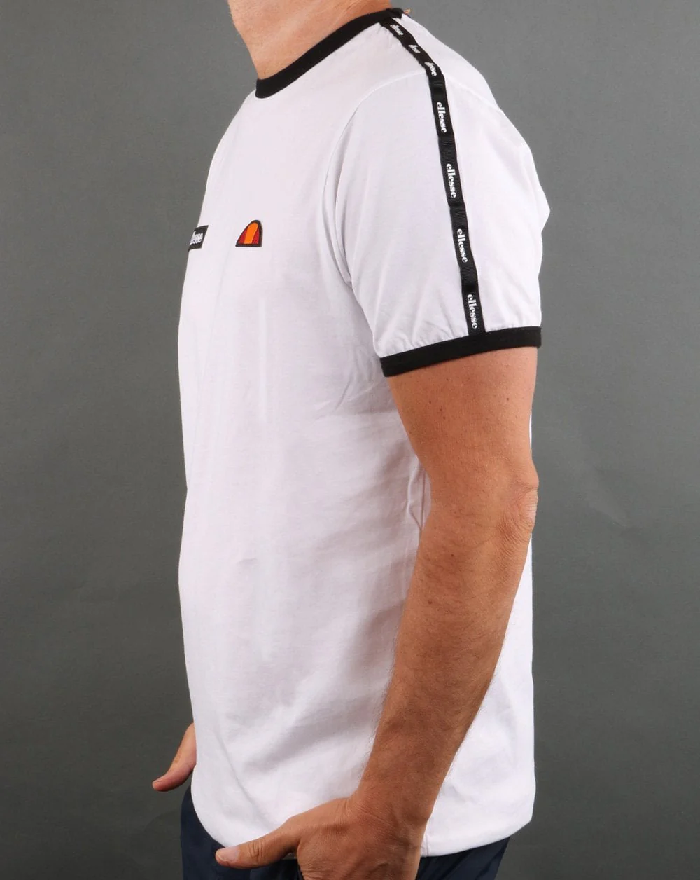 Ellesse Taping T Shirt White - Image 2