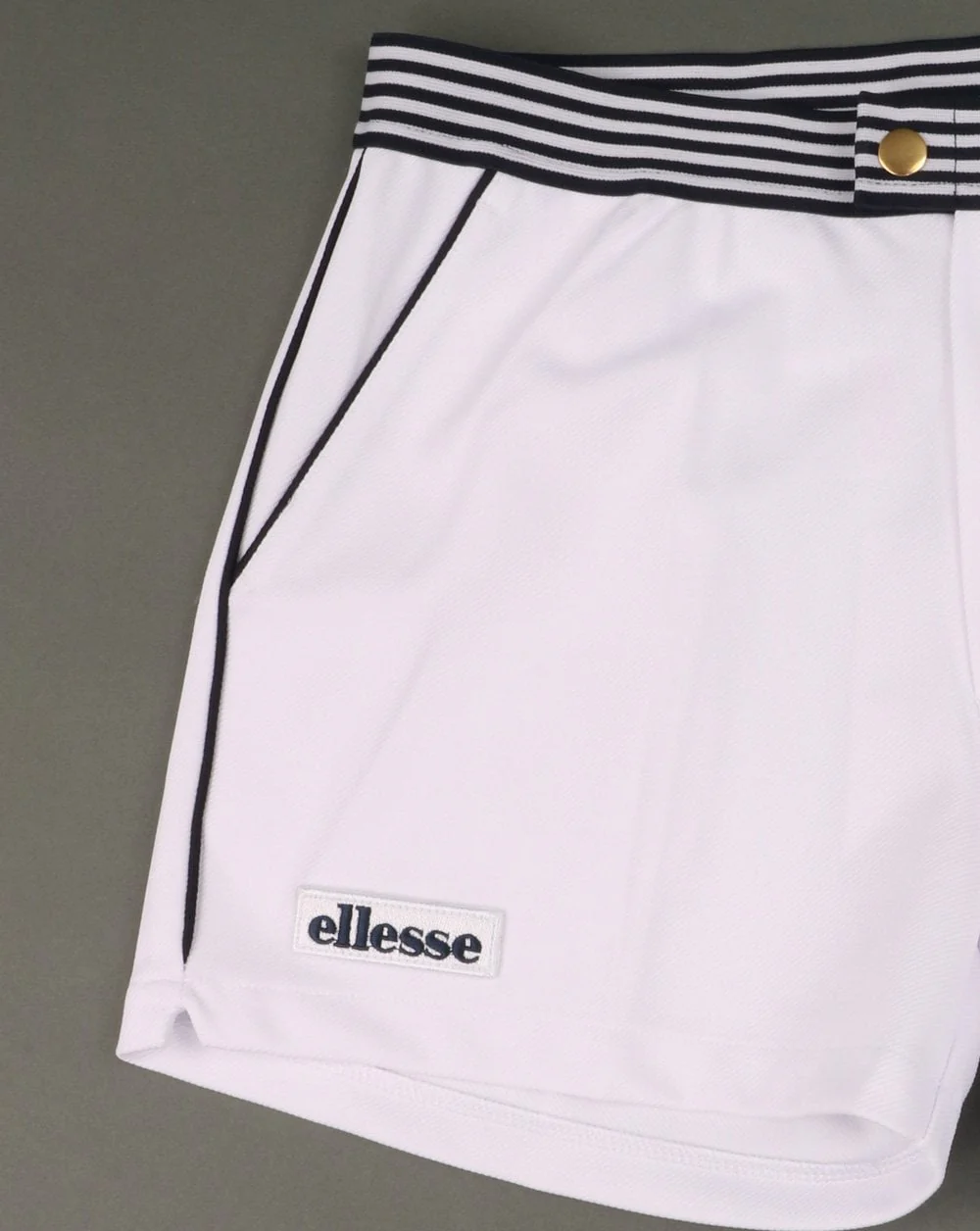 Ellesse Tennis Shorts White/Navy - Image 2