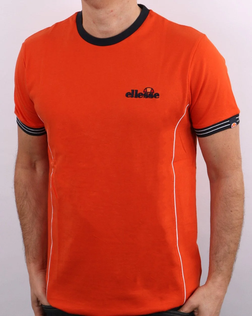 Ellesse Terracotta T Shirt Dark Orange - Image 2