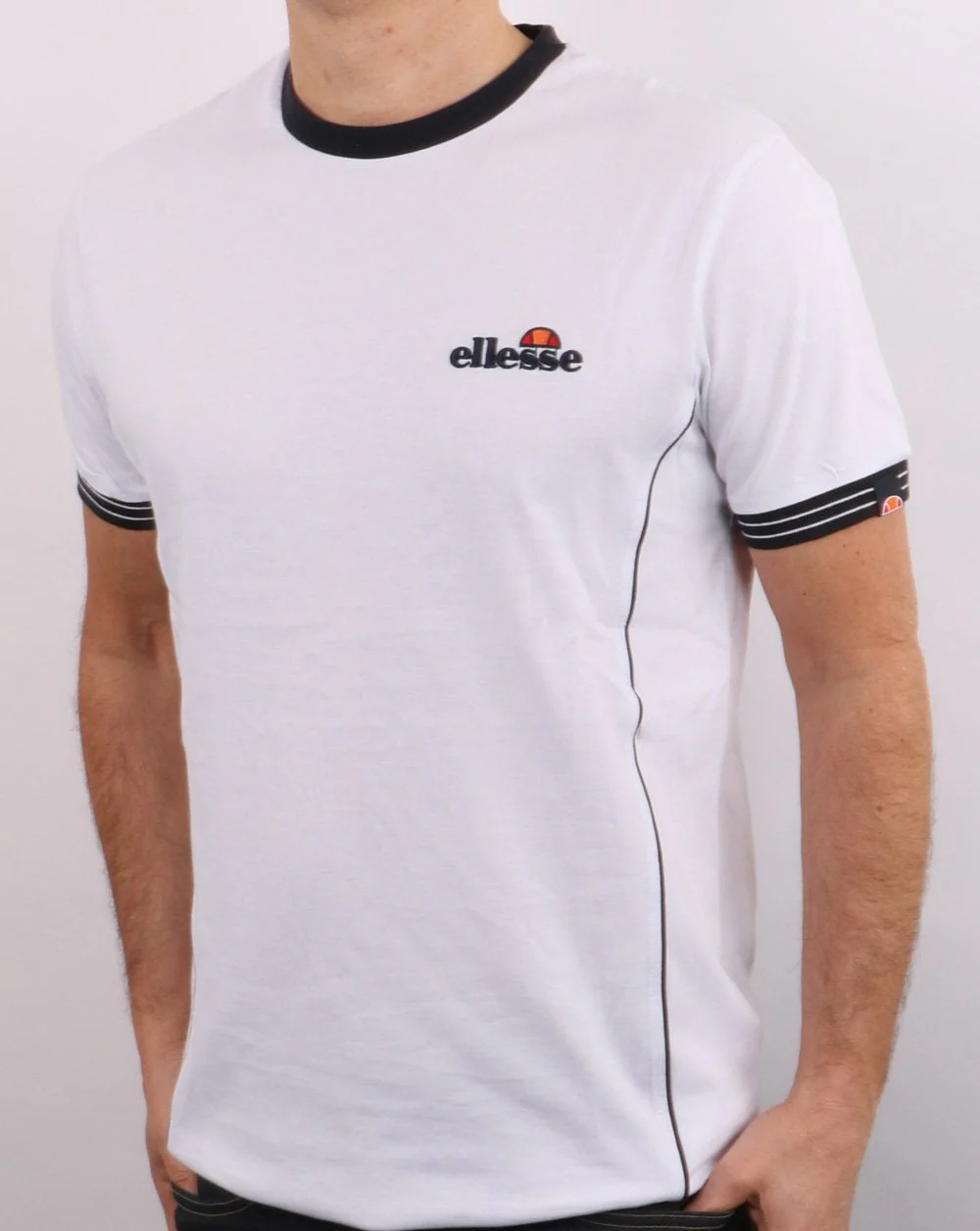 Ellesse Terracotta T Shirt White - Image 4