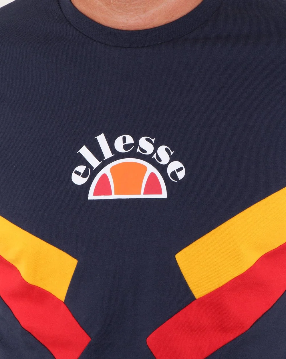 Ellesse Terria T Shirt Navy/citrus/red - Image 2
