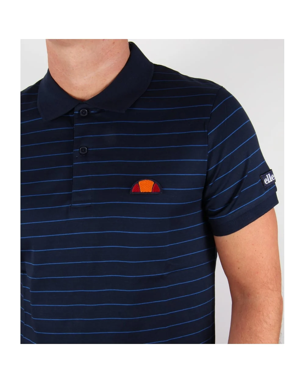 Ellesse Triesti Polo Shirt Navy - Image 3