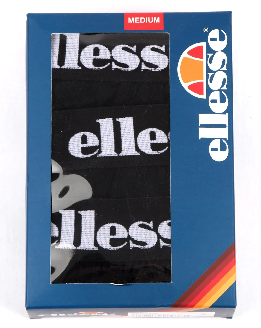 Ellesse Triple Pack Boxers Black - Image 3