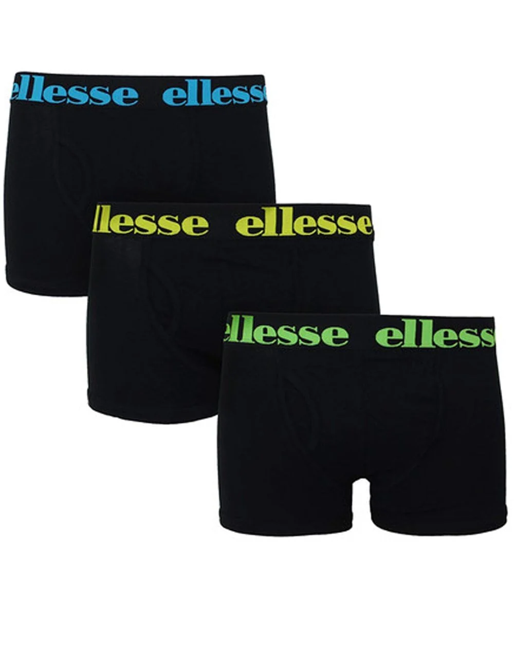 Ellesse Triple Pack Boxers Black