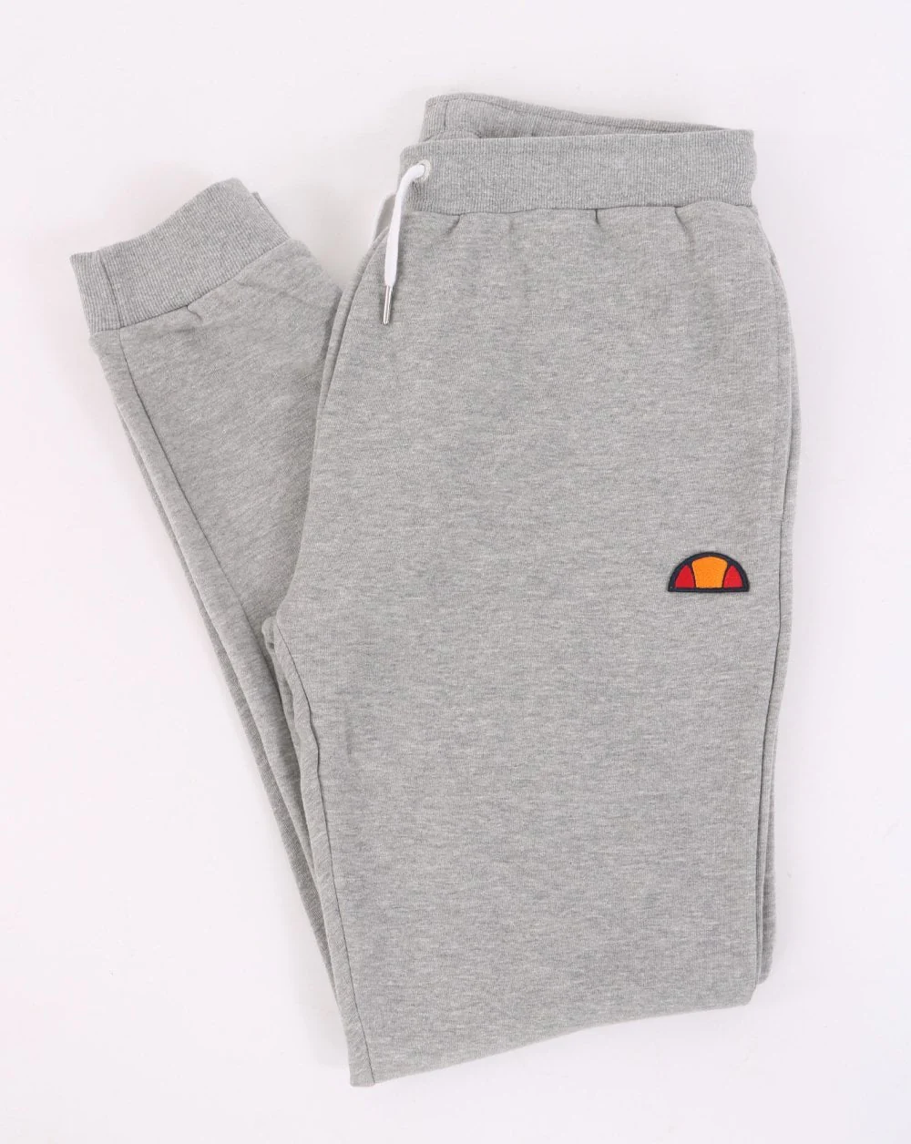 Ellesse Twin Badge Jog Pants Grey Marl - Image 4