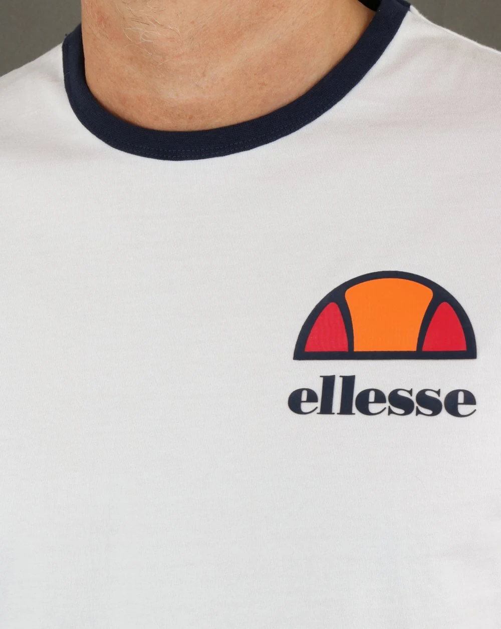 Ellesse Venice Back Print T Shirt White - Image 2