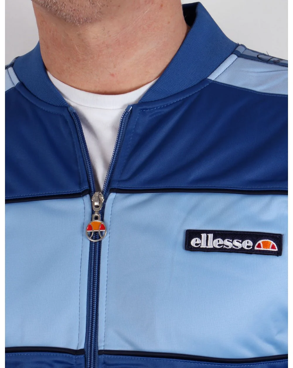 Ellesse Veron Track Top Bright Cobalt/Sky Blue - Image 2