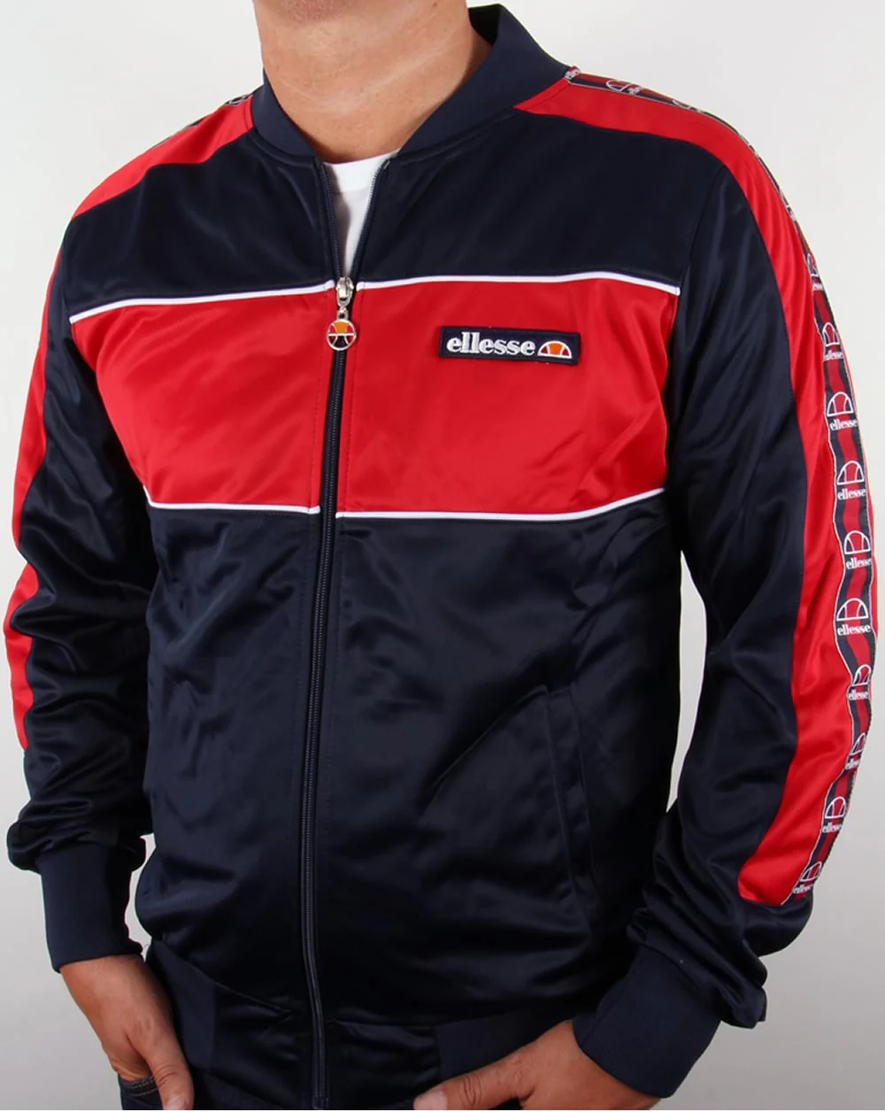 Ellesse Veron Track Top Navy/Red