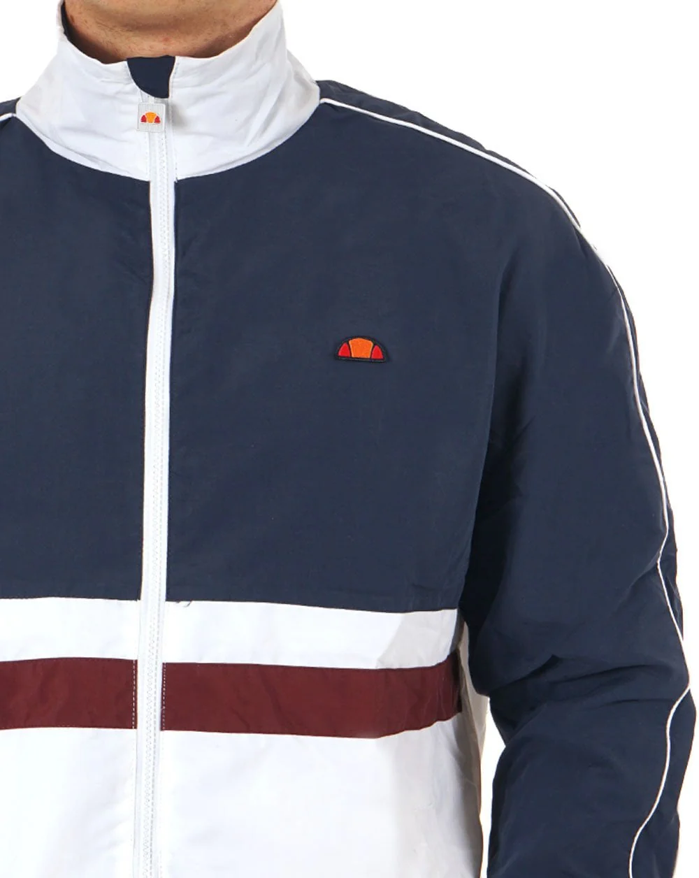 Ellesse Viaronna FZ Track Jacket Navy/White - Image 2