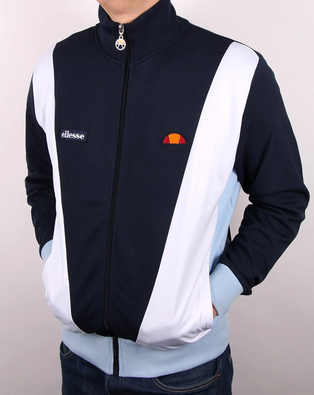 Ellesse Vilas Track Top Navy/white/sky