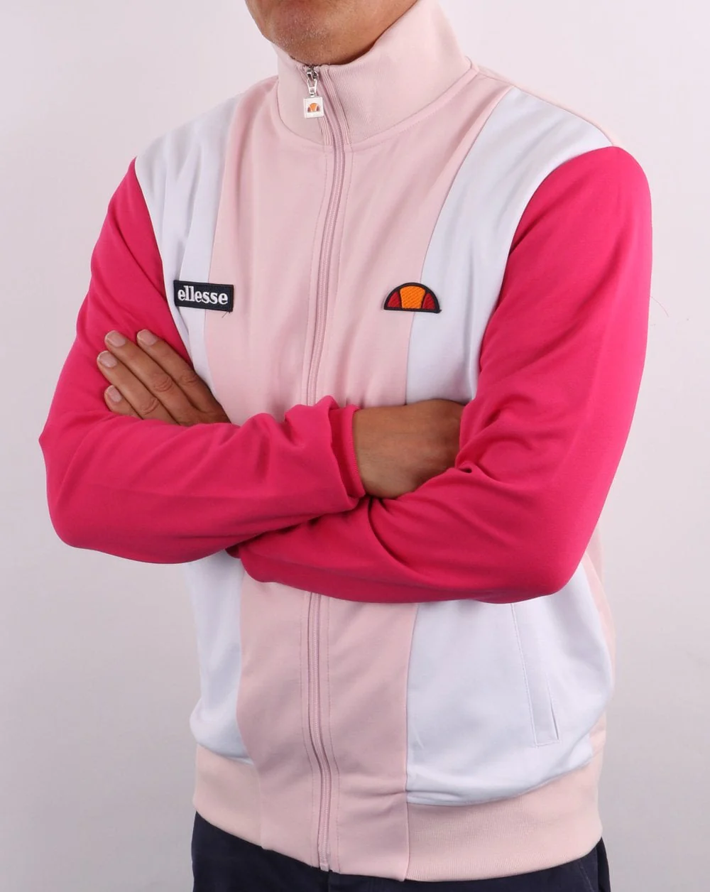 Ellesse Vilas Track Top Pink - Image 3