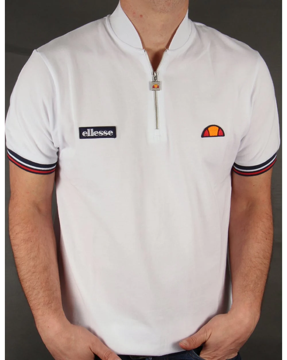 Ellesse Vipiteno Zipped T-shirt White