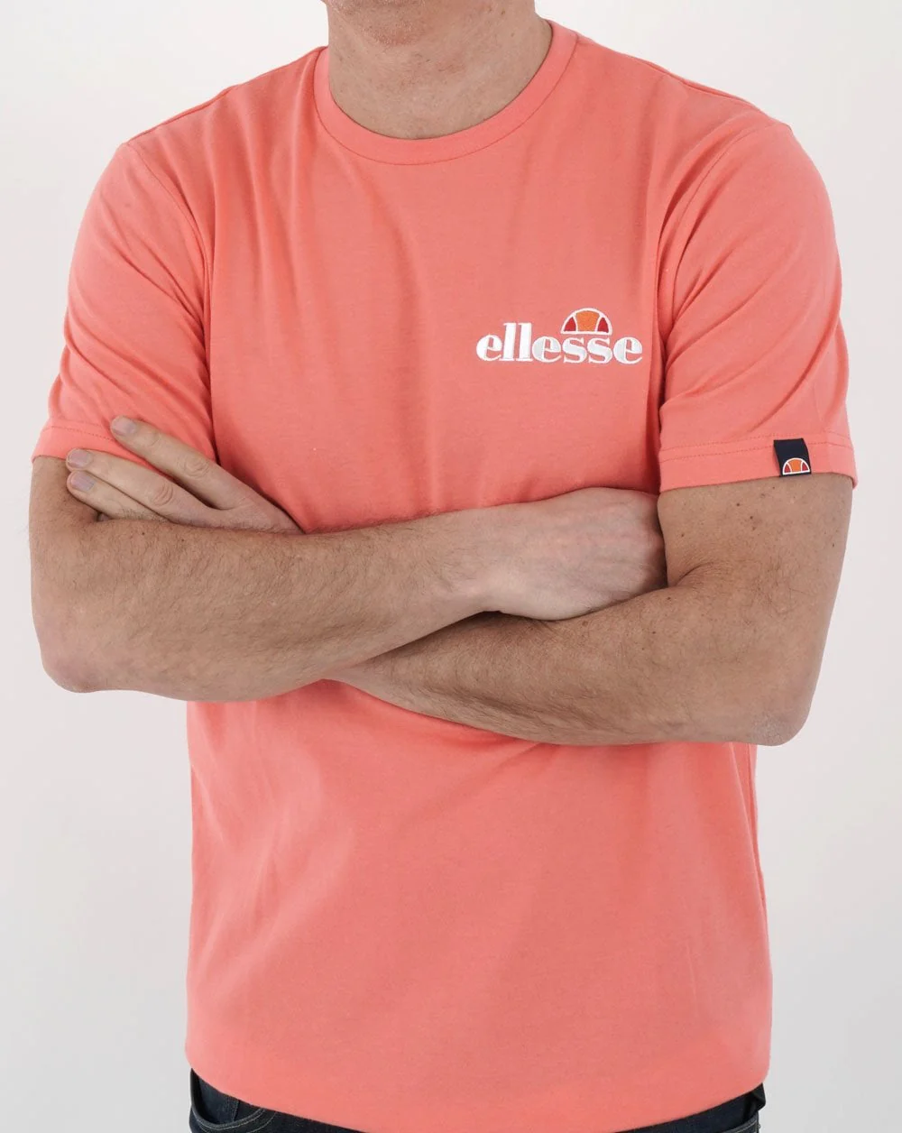Ellesse Voodoo T Shirt Coral - Image 4