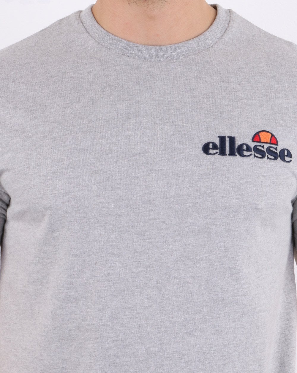 Ellesse Voodoo T Shirt Grey Marl - Image 2