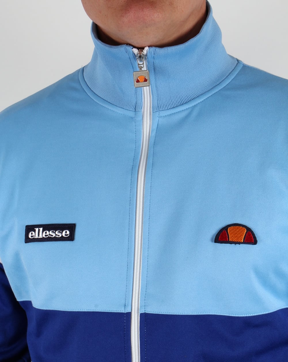 Ellesse Wimbledon Track Top Blue/Sky Blue - Image 2
