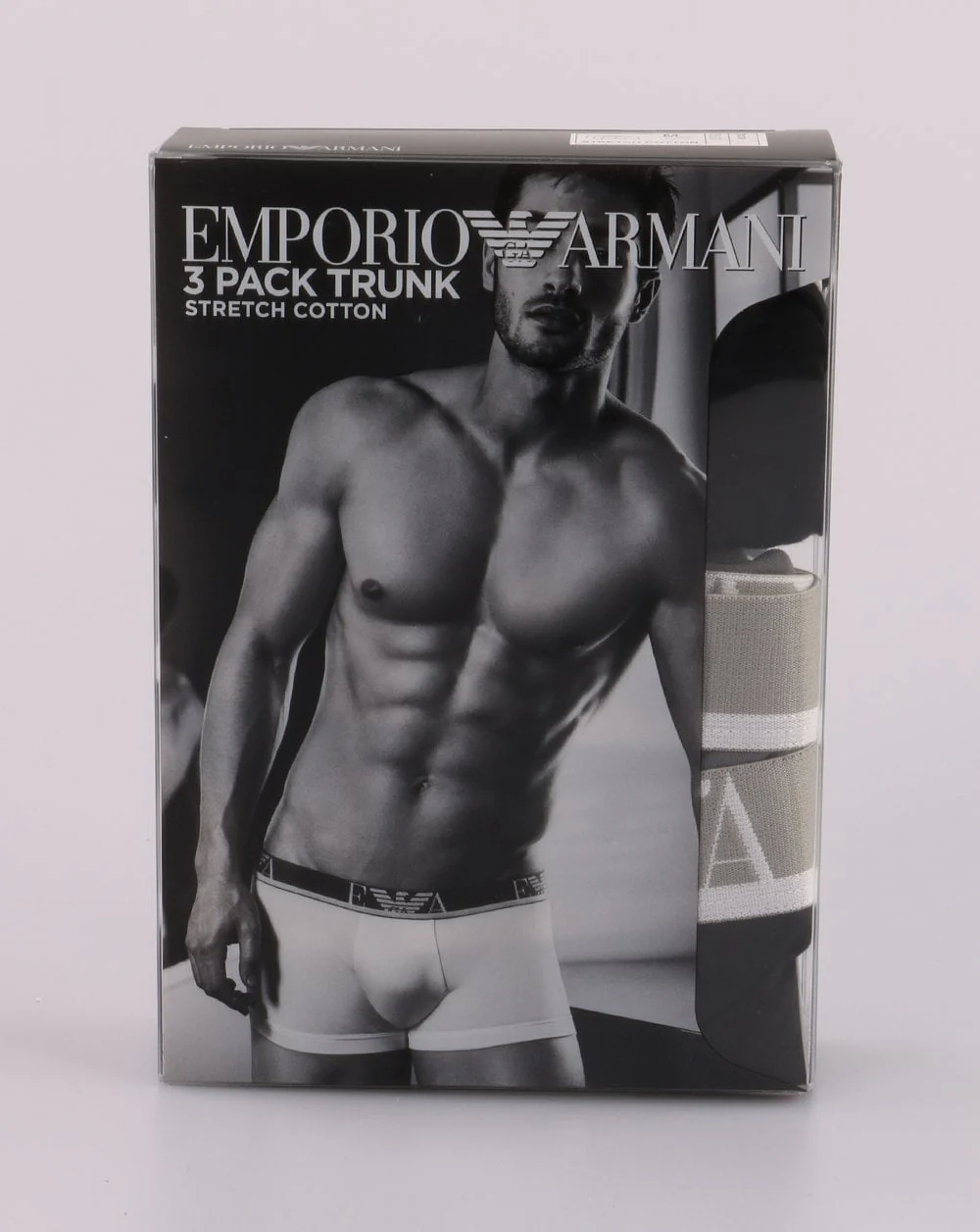 Emporio Armani 3 Pack Boxer Shorts Black/grey - Image 2