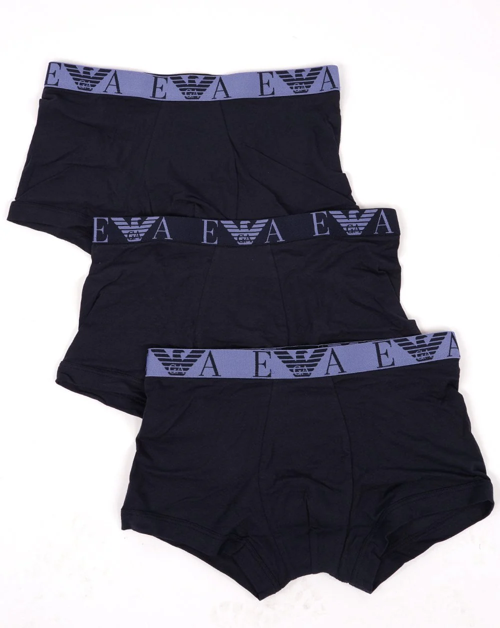 Emporio Armani 3 Pack Boxer Shorts Navy/Blue