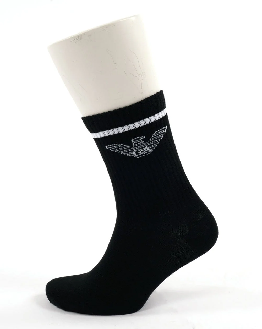 Emporio Armani 3 Pack Socks Black/white