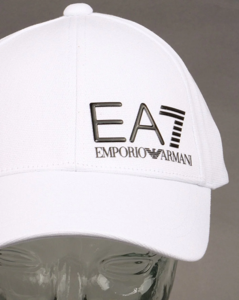 Emporio Armani EA7 Baseball Cap White - Image 2