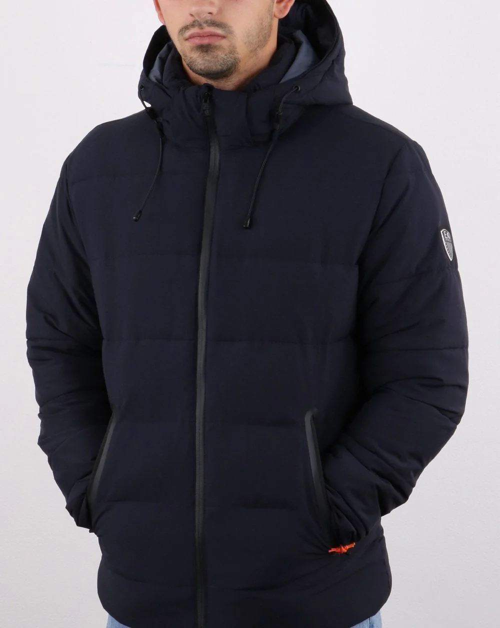 Emporio Armani EA7 Bomber Jacket Night Blue